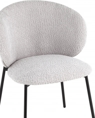 Стул Блейз букле светло-серый Stool Group арт.УТ000039643