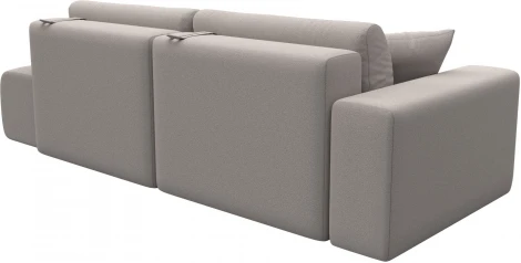 Диван прямой Лига-036 НПБ Модерн подлокотник слева Лига Диванов (Замша) арт.127722L