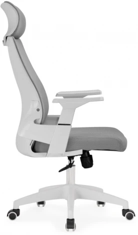 Компьютерное кресло Woodville Flok gray / white 15607
