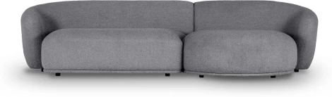 Диван Fabro ОГОГО (арт.850426), (Ткань,Букле/Темно-серый)