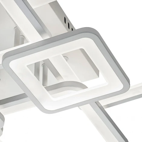 Потолочная люстра Escada Plain 10286/6 LED*154W White (ночной режим, 220V, пульт управления)