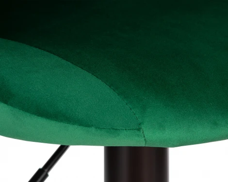 Набор 2 шт стул барный DOBRIN LOGAN BLACK (зеленый велюр (MJ9-88))