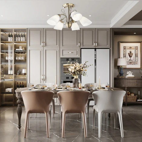 Потолочная люстра на штанге Arte Milano Napoli-6820 337454/5 AB (220V)