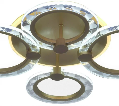 Потолочная люстра Seven Fires Oden SF7052/5C-AB-BL