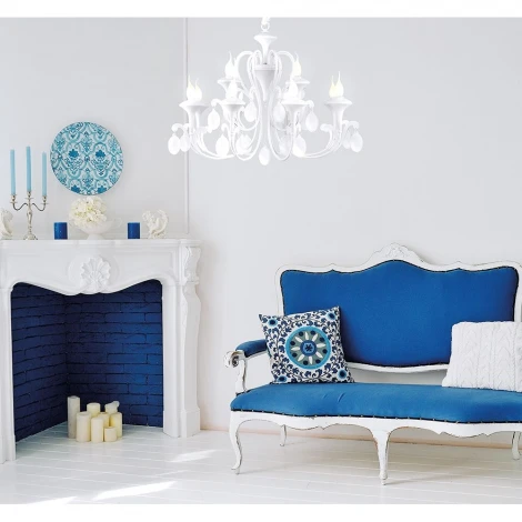 Подвесная люстра Arte Lamp Montmartre A3239LM-12WH