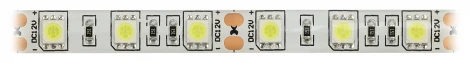 Светодиодная лента 12V 5м белый холодный ЭРА LS5050-14,4-60-12-6500K-IP65-1 year-5m