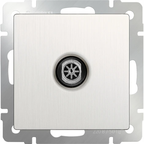 ТВ-розетка оконечная (перламутровый рифленый) Werkel W1183013 (a051171)