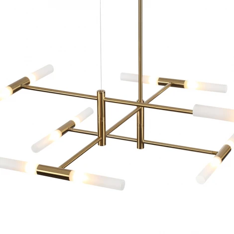 Потолочная люстра на штанге Odeon Light Defance 4306/16 бронзовый/акрилл/металл IP20 G9 40W *16 180° 220V