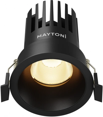 Встраиваемый светильник Maytoni Dip DL117-15W-2.7K-B (LED, 220V, круглые)