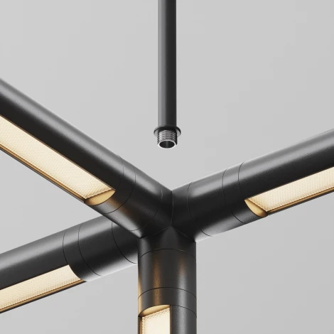 Подвес на жестком основании с потолочной чашей для системы Shelf Maytoni Accessories for system Shelf CA030C-SL-L500-B