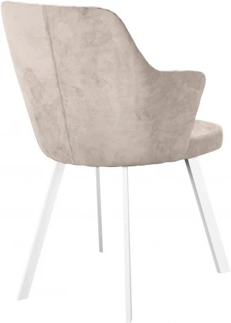 Стул DikLine 345 C103 крем, ножки белые арт.00-00076163