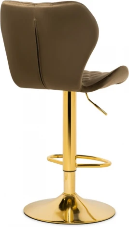 Барный стул Woodville Porch cappuccino / gold