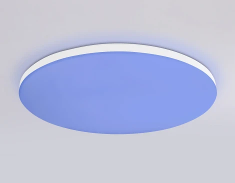 Потолочный светильник RGB круглый светодиодный с пультом и управлением смартфоном Ambrella ORBITAL FZ2002 (220V, умный дом - Алиса, Tuya Smart, Алекса, Smart Home, круглые, IP54)