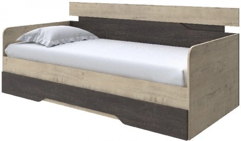 Без бренда Кровать-Софа Milton (ЛДСП Бунратти/Дуб Кантербери) 80x200