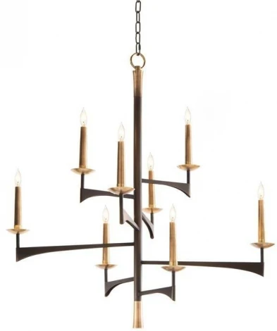 Подвесная люстра Alfa Light F1124-04 (220V, на цепи, свеча)