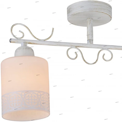 IDLamp Ileria 848/2PF-Whitepatina