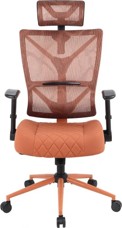 Компьютерное кресло CHAIRMAN CH566 (Пластик,Ткань,Сетка/Оранжевый)