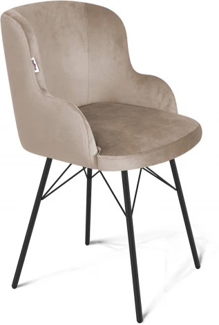 Стул Sheffilton SHT-ST39/S64 латте/черный муар