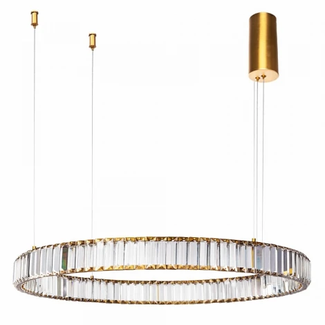 Подвесная люстра Divinare Renata 1135/17 SP-47 (LED, 220V, хрусталь, на тросе, кольцо)