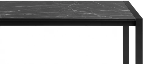 Стол Woodville Центавр 120(160)х70х75 файерстоун / черный матовый 519757