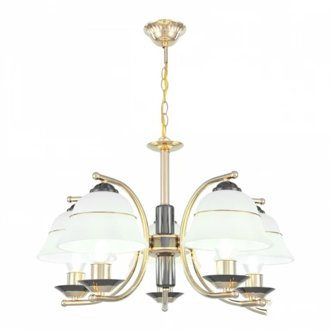 Подвесная люстра Arte Milano Florentia-1240 301240/5 Bk/Gd (220V, на цепи)