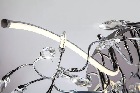 Потолочная люстра Eurosvet Claudia 90036/8 хром