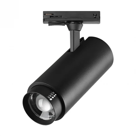 Трековый светильник однофазный светодиодный Lightstar Fuoco P+CCT 218017 с выбором мощности, цветовой температуры и угла освещения 220V 13W