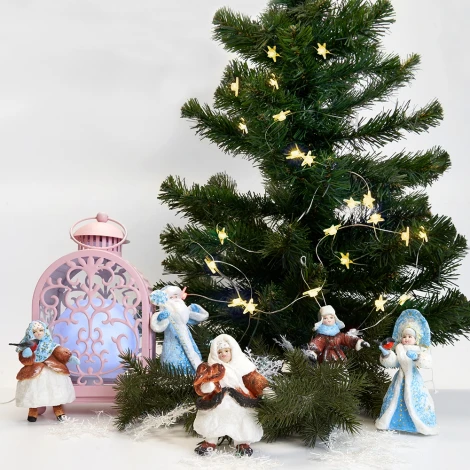 Гирлянда линейная Feron CL572 41647 Звездочки , статичная,4,5м USB 2700K