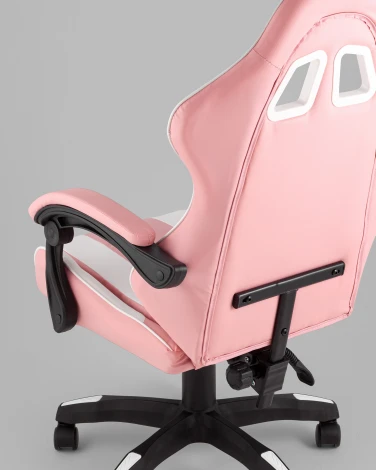 Кресло спортивное TopChairs MG-7035 розово-белый TopChairs УТ000042700