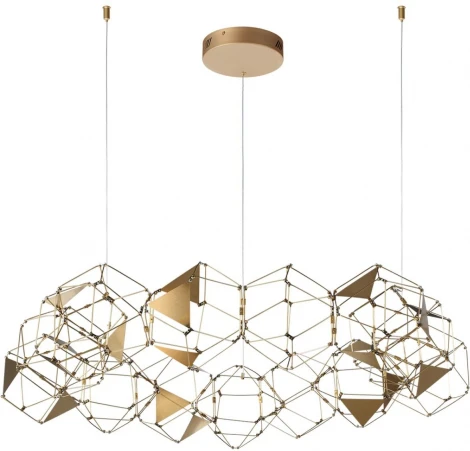 Подвесная люстра Odeon Light Trellis 5086/68L античная бронза/металл LED 68W 4000K 3740Лм (220V, на тросе)