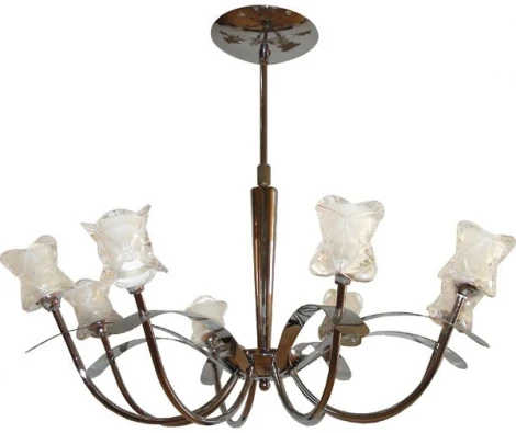 Потолочная люстра N-Light Q5004 Q5004/8 хром