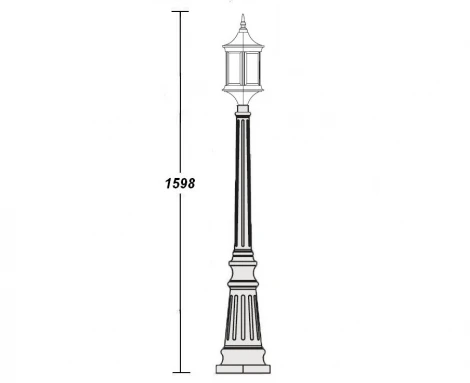 Наземный фонарь Oasis Light Bern 2 S 89811