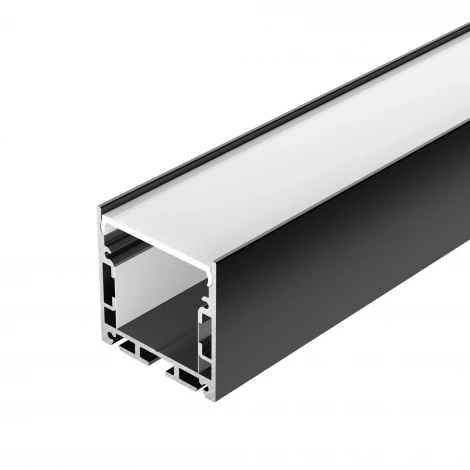 Профиль SL-LINE-3535-3000 BLACK с рефлектором (Arlight, Алюминий) 064463