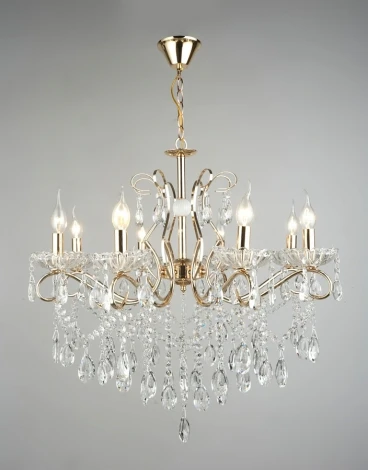 Подвесная люстра Мелодия Света PL1N P6781-8 GD 000029174