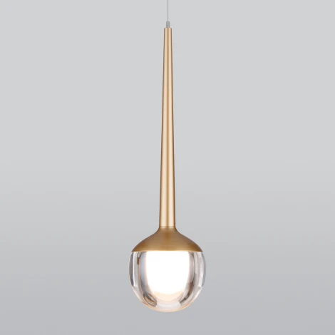Подвесной светильник Elektrostandard DLS028 6W 4200K золото (LED, 220V, на проводе, шар)
