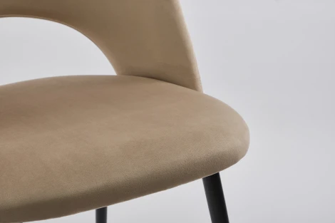 Стул MyFar Бенедикт капучино велюр MF1010-1