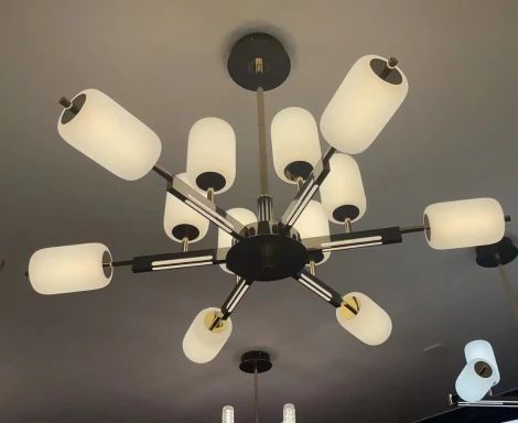 Потолочная люстра на штанге Alfa Light F1324-06 (LED, 220V)