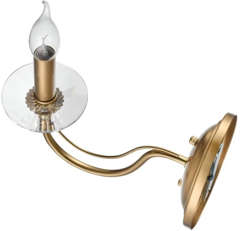 Бра Lumion Incanto 8033/1W металл/стекло, медь/прозрачный E14 1*40W 220V