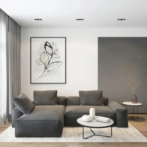 Встраиваемый светильник Denkirs Flat DK2092-BK (220V)