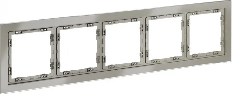 Рамка на 5 постов (шелк, стекло) Voltum S70 VLS110504
