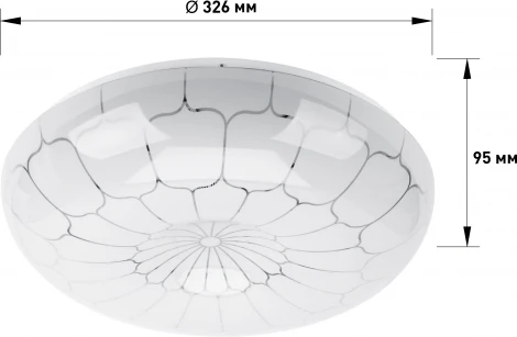 Потолочный светильник светодиодный ЭРА SPB-6-24-4K Pautina