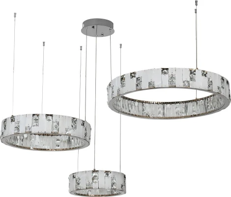 Подвесной светильник светодиодный Stilfort Cerruti 4015/09/03P (регулировка яркости, 220V, пульт управления, на тросе, кольцо)