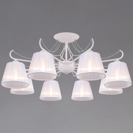 Потолочная люстра на штанге ILLUMICO IL9482-8CSQ-25WT ELITE