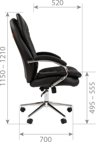 Компьютерное кресло CHAIRMAN 795 (Металл,Экокожа/Белый)