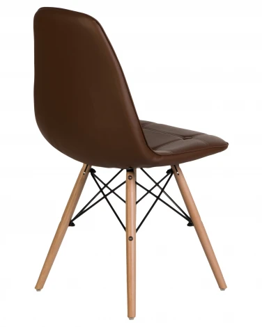 Стул обеденный BENNET (ножки светлый бук, коричневый)