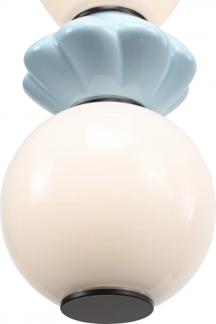 Подвесной светильник ST Luce Florentini SL6134.433.01 черный/розовый, зеленый, синий, опаловый LED 1*24W 3000K (220V, на тросе, бусы)