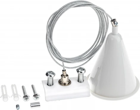 Подвес тросовый для шинопровода белый Ritter Artline 23126 8