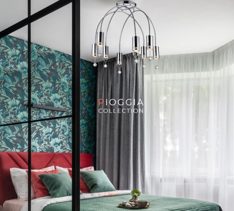 Потолочная люстра Pioggia VL4283L08 Vele Luce (220V, подвески)