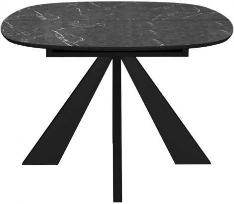 Стол DikLine SKK110 Керамика Черный мрамор/подстолье черное/опоры черные (2 уп.) 00-00070100