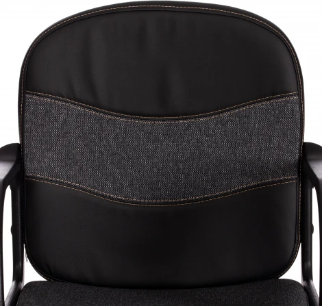 Кресло BAGGI PA кож/зам/ткань, черный/серый, 36-6/ 207 Tetchair 19509